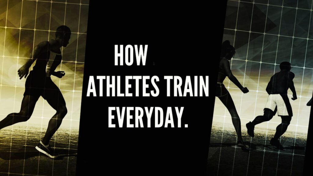 Professional Athletes Train Daily